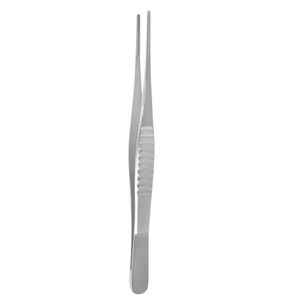 Fórceps de tejido atraumático DeBakey, dientes dentados rectos, instrumentos quirúrgicos dentales de acero inoxidable de 16cm aprobados por CE ISO - Product Image 2