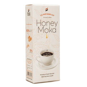 Café molido Honey Moka 200g por caja Granos Arábica de alta calidad Hechos en Vietnam Empaquetado en bolsa - Product Image 1