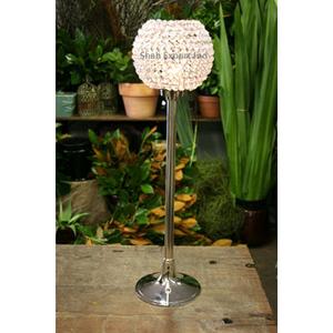 Centres de table bougeoir en cristal argenté à l'aspect royal pour les centres de table de décoration de fêtes de mariage - Product Image 5