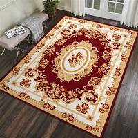 Tapis européen et américain d'Inde Tapis carré en laine tufté pour la maison ou la voiture Prix d'usine direct