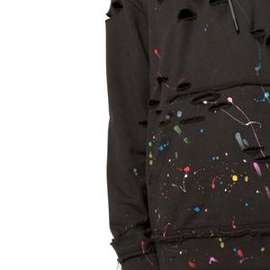 Sweats à capuche surdimensionnés délavés à l'acide personnalisés Vêtements d'extérieur Couleur unie Mode urbaine Sweats à capuche délavés pour hommes - Product Image 4