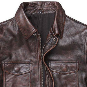Chaqueta Avirex de cuero de calidad superior para hombre, diferentes colores disponibles, tallas personalizadas, la mejor venta, chaquetas de cuero bordadas para hombre - Product Image 2