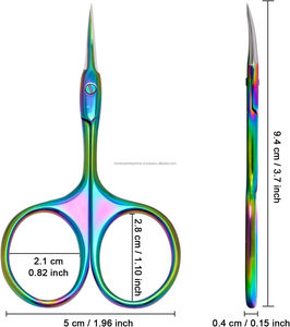 กรรไกรตัดเล็บสแตนเลสโค้งเคลือบไทเทเนียมหลายชั้น สำหรับทำเล็บมือและเล็บเท้า คมกริบ สวยงาม รับทำโลโก้ตามสั่ง - Product Image 6