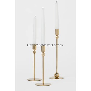 Tendance Conception Nouvelle Arrivée Miroir Poli Table Maison De Luxe Bougeoirs Fournisseur En Gros Différentes Tailles Bougies En Métal - Product Image 5