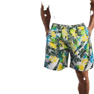 Short de bain d'été pour homme Séchage rapide et respirant avec doublure en maille imprimée hautement extensible et solide Vêtements de plage - Product Image 1