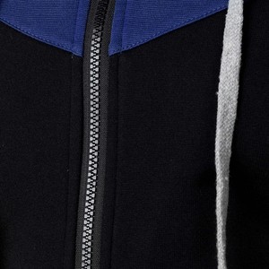 Heavyweight Polyester/Cotton French Terry Embroidered Customizable Zipper-<b>Up</b> Drop Shoulder Men's Winter Hoodies Digital Printing - Product Image 6