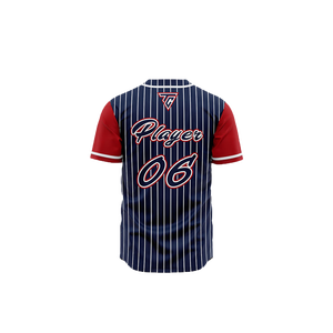 Sublimación de letras bordadas para hombre, camiseta de béisbol con cuello en V, camisetas de sóftbol, características transpirables, venta al por mayor a granel - Product Image 4