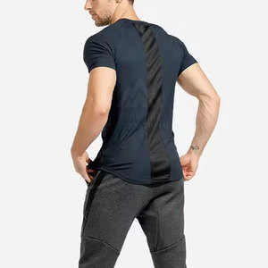 Customized Logo Printing Men <b>Compression</b> <b>Shirts</b> Training & Jogging Wear Men <b>Compression</b> <b>Shirts</b> - Product Image 2