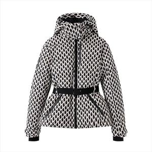 Femmes hiver chaud mi-long mince à capuche fermeture éclair Parkas à manches longues rembourré bouffée veste couleur unie fait peau de mouton coton - Product Image 1