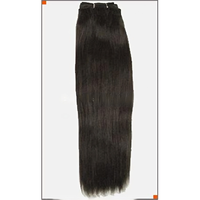 Type de cheveux humains de haute qualité de cheveux indiens Remy de trame de machine
