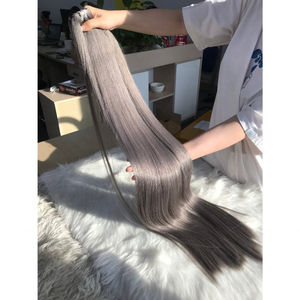 Vente de Gros Paquets Trame Osseuse Droite Grand Stock Cheveux Vierges de Haute Qualité 100% Remy Cheveux Transparents pour Dentelle 20 pouces - Product Image 3