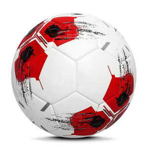 Balón de fútbol paquistaní de equipo deportivo de buena calidad de PVC grueso de cuero PU texturizado con unión térmica antideslizante - Product Image 1