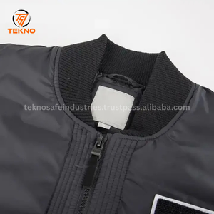 แจ็กเก็ตบอมเบอร์งานปักโลโก้บนถนนสูงลำลองสำหรับผู้ชาย - Product Image 4