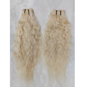 <b>Blonde</b> 613 Straight Human Hair <b>Wig</b> Featuring Transparent <b>Lace</b> <b>Front</b> For Seamless Hairline Natural Movement - Product Image 4
