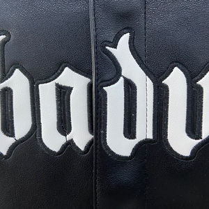 Veste de motard classique pour hommes personnalisée veste de motard en cuir PU avec logo brodé - Product Image 6