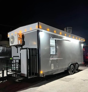 Cuisine mobile Camion de restauration Remorque entièrement équipée Restaurant commercial Traiteur Bar à jus de fruits Chariot à café Remorques - Product Image 1