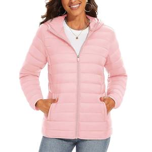 Chaqueta acolchada de burbujas cálida de invierno para mujer, abrigos de nailon transpirables con cierre de cremallera, patrón estampado, estilo corto para mujer - Product Image 4