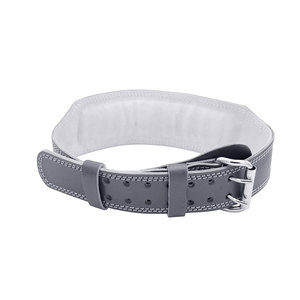 Fitness Custom Powerlifting Cuero Gimnasio Cinturón Levantamiento de pesas Power Belt Logotipo personalizado Cinturón de levantamiento de pesas de cuero genuino - Product Image 3