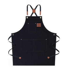 Tabliers de cuisine pour femme, tabliers de serveur personnalisables, tablier en toile pour serveur, tablier de cuisine avec logo personnalisé, tablier de barman - Product Image 4