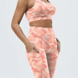 Manufacture Wholesale Fitness Sublimation Printing <b>Tights</b> Women For Leggings Sports USA Free Size Leggings for Women Custom Logo - Product Image 4