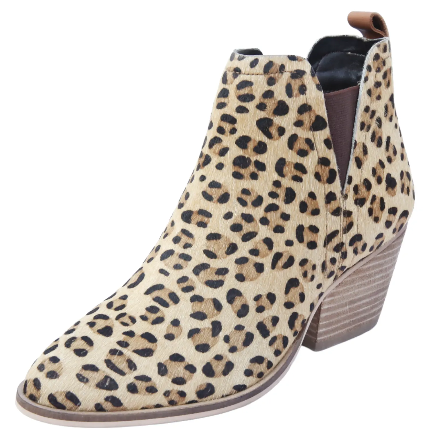 Stivaletto in pelle da donna europeo di alta moda 100% in pelle Animal Leapord Print Fashion Trend Silver Metal Studs Boot