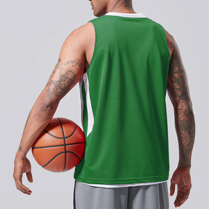 Camiseta de Baloncesto al por Mayor para Hombre, Último Diseño, Reversible, de Alta Calidad, sin Mangas, Personalizada con el Nombre del Equipo - Product Image 2