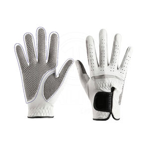 Guantes de golf personalizables a todo color de calidad superior transpirable Cabretta cuero venta directa de fábrica-para deportes - Product Image 1