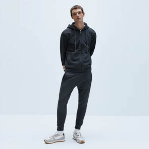 Conjuntos Deportivos de Forro Polar para Hombre, Sudadera con Capucha y Pantalones Jogger, Personalizados con Impresión ODM 2026, Transpirables, 100% Algodón, para Invierno - Product Image 1