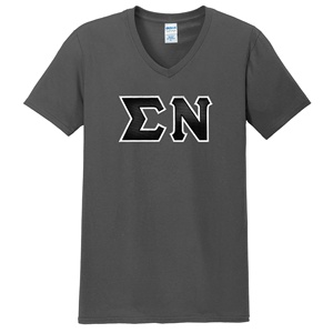 100% alta calidad Sigma Nu Sorority letra griega camiseta de talla grande para mujeres Universidad fraternidad griega/hermandad ropa - Product Image 2