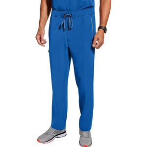 Pantalones de fregado con logotipo personalizado bordado Unisex pantalones médicos uniforme cómodo para laboratorios clínicas y hospitales - Product Image 1