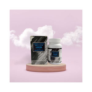 Comprimés de charbon actif Livcol 250mg de haute qualité ingrédients à base de plantes supplément sain approvisionnement d'usine approvisionnement en soins de santé - Product Image 1