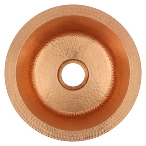 Elegante Lavabo de Cobre Martillado a Mano para Baño y Cocina, Material Duradero - Product Image 3