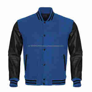 2025 chaqueta Unisex de lana Letterman Varsity College nueva venta al por mayor bombardero béisbol al aire libre invierno soporte parches recubierto procesamiento - Product Image 1