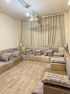 Sofá estilo Majlis árabe, diseño clásico, elegante conjunto para sala de estar, asientos de esquina de lujo, diseño que ahorra espacio - Product Image 3