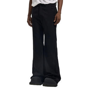 Kiros Industries กางเกงวอร์มขากว้างสำหรับผู้ชายกางเกงสตรีทแวร์ทรงหลวม - Product Image 1