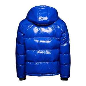 Servicio OEM Chaqueta acolchada de lona ligera y ultracómoda para hombre con logotipo personalizado Impermeable con capucha y cuello levantado de 2 tonos - Product Image 6