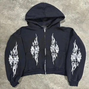 เสื้อฮู้ดดี้ผู้ชายลายมัดย้อม คอลเลคชั่นใหม่ ฤดูหนาว 2026 ผ้าคอตตอนผสม 100% ระบายอากาศ กันลม แขนยาว - Product Image 5