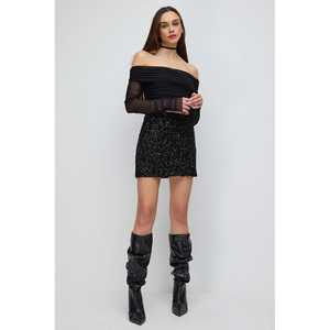 กระโปรงมินิปักเลื่อม - Product Image 1