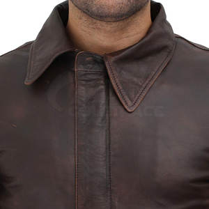 Chaqueta de Cuero del Mejor Material, Nueva Llegada, Último Diseño, Chaqueta de Cuero para Hombre - Product Image 5