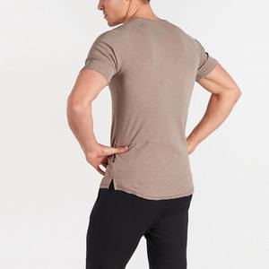 Camisetas lisas impresas en blanco y negro, venta al por mayor, camiseta en blanco personalizada 100% algodón, camiseta con logotipo impreso para hombre - Product Image 3