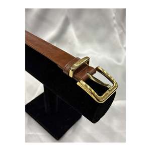Ceinture pour femme Buckle Bridge, ceinture pour pantalon, ceinture pour veste, ceinture pour robe, ceinture pour chemise - Tan-Gold - Product Image 2