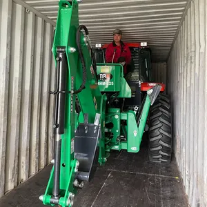 Pièces de machines agricoles pelle rétrocaveuse compacte montée sur tracteur à vendre