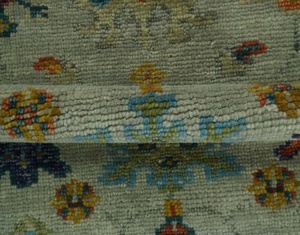 Juego de alfombras de algodón y lana Oushak de alta calidad hechas a medida, alfombra azul anudada a mano para sala de estar, decoración del hogar, pedido mínimo 1 - Product Image 5