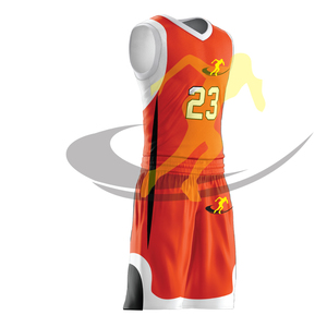 Maillots de basket-ball personnalisés à succès, uniformes pour adultes, respirants, antibactériens, imprimés par sublimation numérique, tissu 100% polyester - Product Image 2
