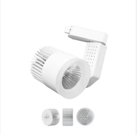 Vietnam Usine Direct LED Piste Spot Lumière En Gros Haute Lumen Dimmable Noir Logement Économie D'énergie Scène DJ Commercial
