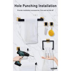 On Top Brass Bathroom Accessories <b>Set</b> Housewarming Gift Wedding Gift - Product Image 6