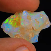Opale éthiopienne naturelle brute - Opale éthiopienne Welo, pierre précieuse en vrac - Opale brute de grande taille à reflets vifs pour la création de bijoux