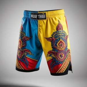 Shorts MMA de combat de boxe de qualité supérieure Créez votre propre design personnalisé Porte des shorts MMA d'art martial les plus vendus - Product Image 6