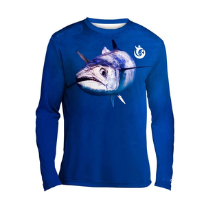 Camiseta de Pesca Personalizada de Alta Calidad, Transpirable, con Protección UV, Secado Rápido, Ligera, UPF 50+, Anti-UV, Deportiva para Pescadores - Product Image 3