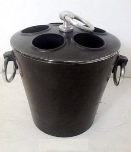 ถังแช่ไวน์อะลูมิเนียมหล่อขึ้นรูปด้วยมือสไตล์อินเดีย พร้อมหูหิ้วเคลื่อนย้ายได้ ผิวเคลือบนิกเกิล สไตล์อเมริกัน ใช้ได้ทุกฤดู - Product Image 6